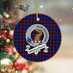 Scotstee Shop - Wedderburn Scottish Clan Badge Plaid Ornament Gift. Christmas Tree Ornament Wedderburn Clan Tartan Ornament Great Christmas Ornaments Gift