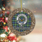 Scotstee Shop - Watson Celtic Ring Plaid Ornament Gift. Christmas Tree Ornament Tartan Ornament Great Christmas Ornaments Gift