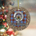 Scotstee Shop - Spalding Celtic Ring Plaid Ornament Gift. Christmas Tree Ornament Tartan Ornament Great Christmas Ornaments Gift