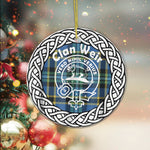Scotstee Shop - Weir Clan Tartan Crest Badge Plaid Ornament Gift. Christmas Tree Ornament Tartan Ornament Great Christmas Ornaments Gift
