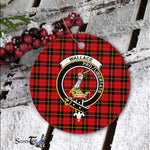 Scotstee Shop - Wallace Scottish Clan Plaid Ornament Gift. Christmas Tree Ornament Wallace Clan Tartan Ornament Great Christmas Ornaments Gift