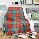 Scotstee Shop Tartan Plaid Blanket Dunbar Ancient Scottish Tartan Plaid Sherpa Blanket
