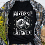 Mechanic Dad Shirt Mens Mechanic Dad Father's Day Shirt Dads Gift - Scotstee Shop