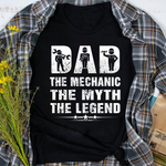 Mechanic Dad Shirt Family 365 Mechanic Dad Mechanics Birthday Shirt Gift Father's Day Shirt - Scotstee Shop
