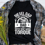 Mechanic Dad Shirt Mens Diesel Dad Like A Normal Dad Torque Funny Gift Mechanic Dad Father's Day Shirt Diesel Mechanic Shirts - Scotstee Shop