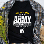 Scotstee Shop - United States Army Veteran Grandfather Father Day Shirts Army Veteran Shirts Army Shirts