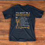 Mechanic Dad Shirt You Might Be A Mechanic Funny Mechanic Gifts Father's Day Shirt - Scotstee Shop