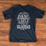 Scotstee Shop - The Best Dads Get promoted to Granddad Father Day Shirts