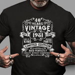 Vintage Made in 1981 40th Bday Gifts 40 Quarantine Birthday Shirt Funny 40th Birthday T Shirts - Scotstee Shop