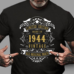 Vintage 1944 Years Old Birthday Gift Idea Birthday Shirt - Scotstee Shop