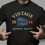 Vintage 1944 Years Old Birthday Anniversary Gift Birthday Shirt - Scotstee Shop