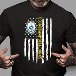 Scotstee Shop - USS McCampbell DDG-85 American Flag 4th Of July Shirt