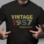 Vintage 1957 Years Old Birthday Gift Birthday Shirt - Scotstee Shop