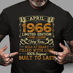 Vintage 55th Birthday April 1966 Shirt 55 Years Old Gift Birthday Shirt - Scotstee Shop