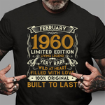 Legends Born In February 1960 Years Old Birthday Gifts Birthday Shirt - Scotstee Shop