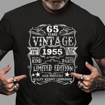 Vintage Retro 1955 65 Years Old 65th Birthday Cute Gift Birthday Shirt Vintage 1955 T Shirt 65th Birthday Shirt - Scotstee Shop