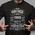 Vintage 1960 61st Birthday Gift Men Women 61 Years Old Birthday Shirt 1960 Birthday Gift - Scotstee Shop