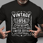 Vintage 65th Birthday 1956 Made In 1956 65 Years Old Gifts Birthday Shirt 65th Birthday Shirt - Scotstee Shop