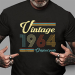 Vintage 1964 Original Parts Funny 56th Birthday Birthday Shirt - Scotstee Shop