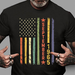 Vintage USA Flag Awesome Since September 1965 54th 4th Of July Shirt - Scotstee Shop