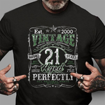 Vintage 21st Old Birthday 2000 Limited Edition Born In 2000 Gift Birthday Shirt - Scotstee Shop