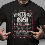 Vintage USA Legends Made in 1951 Classic 70 Birthday Shirts - Scotstee Shop