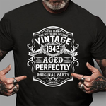 Vintage 1942 Man Myth Legend 78 Yrs Old 78th Birthday Gift Birthday Shirt - Scotstee Shop