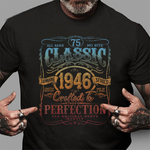 Vintage 1946 Years Old Limited Edition Gift 75 years old 75th Birthday Shirt - Scotstee Shop