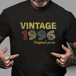 Vintage 1996 Years Old Birthday Gift Birthday Shirt - Scotstee Shop
