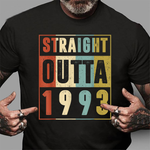 Straight Outta 1993 Vintage 28 Year Old 28th Birthday Gift Birthday Shirt - Scotstee Shop