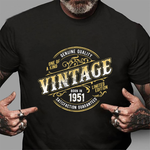 Vintage Living Legend Made In 1951 Classic 70 Birthday Shirts - Scotstee Shop