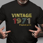 Womens Vintage 1971 Cool 50 Year Old 50th Birthday Gift Birthday Shirt For 50th Birthday Shirt - Scotstee Shop