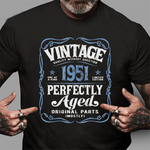 Vintage Made In 1951 Classic 70 Birthday Shirts - Scotstee Shop