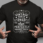 Vintage Made In 1952 Retro Classic 69th Birthday Decorations Birthday Shirt - Scotstee Shop