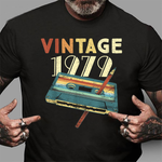 Vintage 1979 Years Old Music Cassette 42nd Birthday Gifts 42 Years Old Birthday Shirt - Scotstee Shop