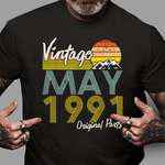 Vintage Since In May 1991 Birthday Gift Birthday Shirt - Scotstee Shop