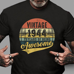 Retro Vintage 1944 Years Old Birthday Gifts Birthday Shirt - Scotstee Shop