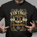 Vintage 75th Birthday Gift For Men Women 1946 75 Years Old Birthday Shirt - Scotstee Shop