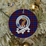 Scotstee Shop - Wedderburn Scottish Clan Badge Plaid Ornament Gift. Christmas Tree Ornament Wedderburn Clan Tartan Ornament Great Christmas Ornaments Gift