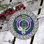 Scotstee Shop - Strachan Clan Tartan Plaid Crest Badge Plaid Ornament Gift. Christmas Tree Ornament Tartan Ornament Great Christmas Ornaments Gift