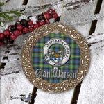 Scotstee Shop - Watson Celtic Ring Plaid Ornament Gift. Christmas Tree Ornament Tartan Ornament Great Christmas Ornaments Gift