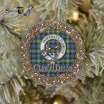 Scotstee Shop - Watson Celtic Ring Plaid Ornament Gift. Christmas Tree Ornament Tartan Ornament Great Christmas Ornaments Gift