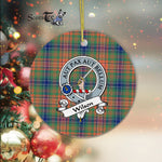 Scotstee Shop - Wilson Scottish Clan Badge Plaid Ornament Gift. Christmas Tree Ornament Wilson Clan Tartan Ornament Great Christmas Ornaments Gift