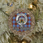 Scotstee Shop - Spalding Celtic Ring Plaid Ornament Gift. Christmas Tree Ornament Tartan Ornament Great Christmas Ornaments Gift
