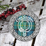 Scotstee Shop - Gordon Clan Tartan Crest Badge Plaid Ornament Gift. Christmas Tree Ornament Tartan Ornament Great Christmas Ornaments Gift