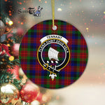 Scotstee Shop - Tennant Scottish Clan Plaid Ornament Gift. Christmas Tree Ornament Tennant Clan Tartan Ornament Great Christmas Ornaments Gift