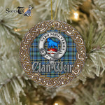 Scotstee Shop - Weir Celtic Ring Plaid Ornament Gift. Christmas Tree Ornament Tartan Ornament Great Christmas Ornaments Gift