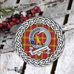 Scrymgeour Tartan Ornament,  ceramic ornament, personalized christmas ornaments, christmas tree ornaments, christmas door decorations, Plaid Ornament, Tartan Ceramic Ornament
