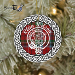 Scotstee Shop - Wilson Clan Tartan Crest Badge Plaid Ornament Gift. Christmas Tree Ornament Tartan Ornament Great Christmas Ornaments Gift