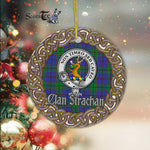 Scotstee Shop - Strachan Celtic Ring Plaid Ornament Gift. Christmas Tree Ornament Tartan Ornament Great Christmas Ornaments Gift